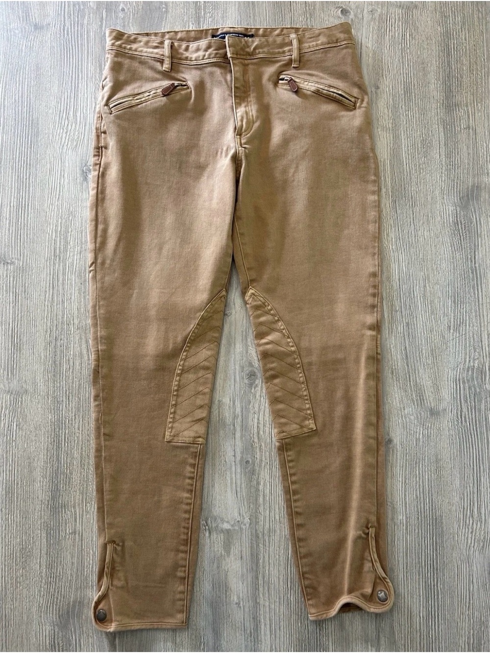 Ralph Lauren Sport Equestrian Jodhpur Riding Pants Size 31 Tan
